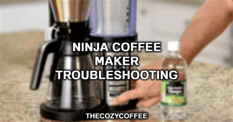 troubleshoot ninja coffee maker
